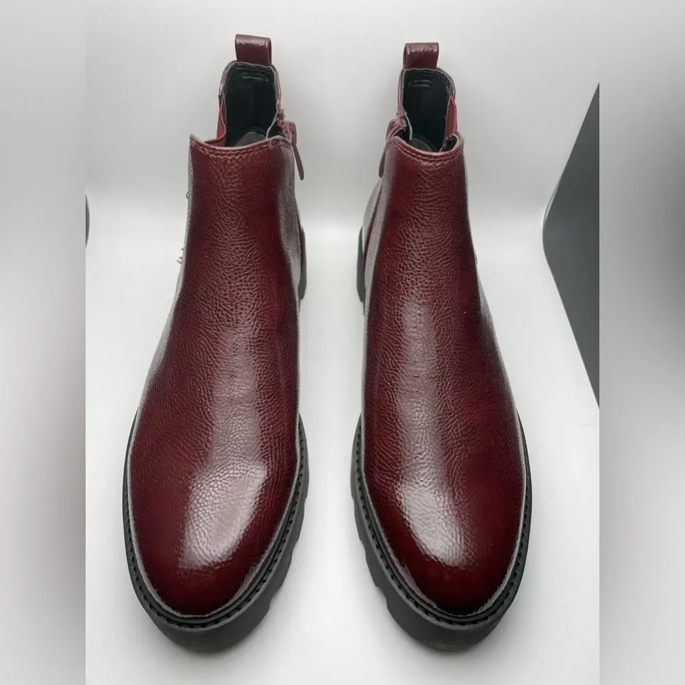 VGUC - Franco Sarto Women's Balinbooty Ankle Boot, Sz 11, Burgundy - Picture 6 of 9